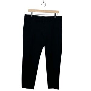Banana Republic‎ Womens Sloan Trouser Pants Classic Black Ankle Crop Pants 12